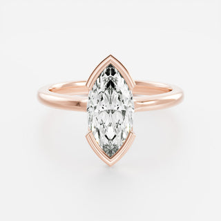 Oval Three Stone Lab Grown Diamond Engagement Ring