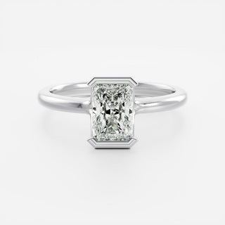 Oval Three Stone Lab Grown Diamond Engagement Ring
