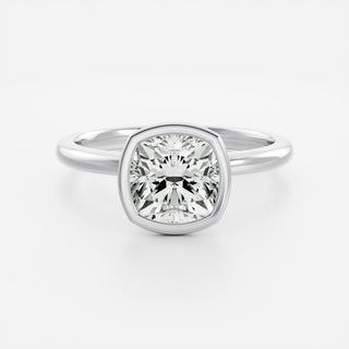 Oval Three Stone Lab Grown Diamond Engagement Ring