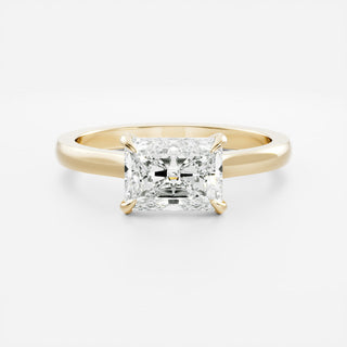 Oval Three Stone Lab Grown Diamond Engagement Ring