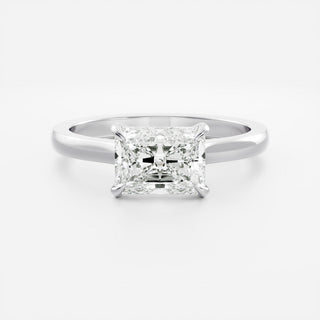 Oval Three Stone Lab Grown Diamond Engagement Ring
