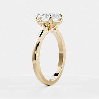Oval Three Stone Lab Grown Diamond Engagement Ring