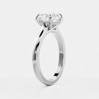 Oval Three Stone Lab Grown Diamond Engagement Ring