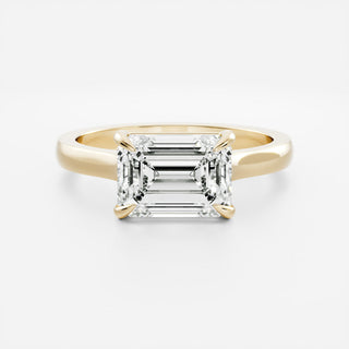 Oval Three Stone Lab Grown Diamond Engagement Ring
