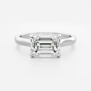 Oval Three Stone Lab Grown Diamond Engagement Ring