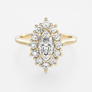Oval Three Stone Lab Grown Diamond Engagement Ring