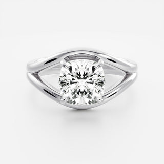 Oval Three Stone Lab Grown Diamond Engagement Ring