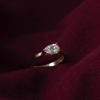 Oval Three Stone Lab Grown Diamond Engagement Ring