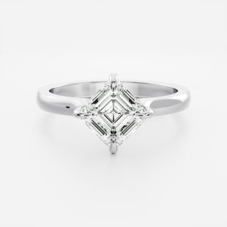Oval Three Stone Lab Grown Diamond Engagement Ring