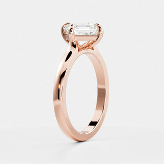 Oval Three Stone Lab Grown Diamond Engagement Ring