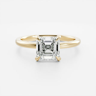 Oval Three Stone Lab Grown Diamond Engagement Ring