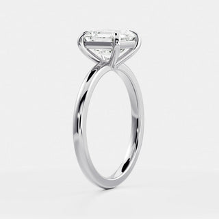 Oval Three Stone Lab Grown Diamond Engagement Ring