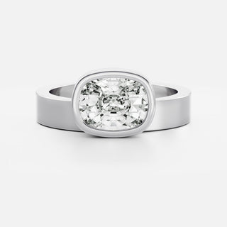 Oval Three Stone Lab Grown Diamond Engagement Ring