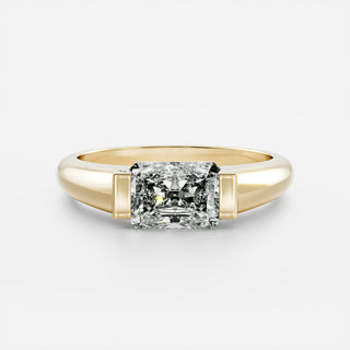 Oval Three Stone Lab Grown Diamond Engagement Ring
