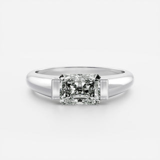 Oval Three Stone Lab Grown Diamond Engagement Ring