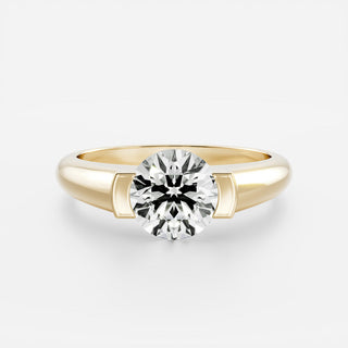 Oval Three Stone Lab Grown Diamond Engagement Ring