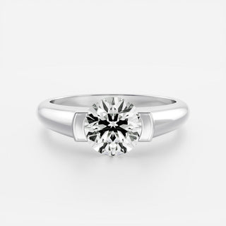 Oval Three Stone Lab Grown Diamond Engagement Ring