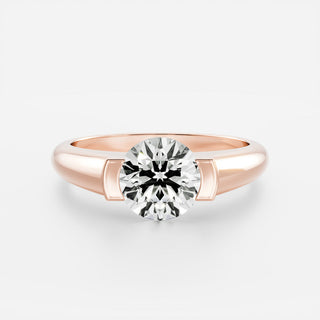Oval Three Stone Lab Grown Diamond Engagement Ring