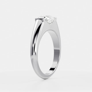 Oval Three Stone Lab Grown Diamond Engagement Ring