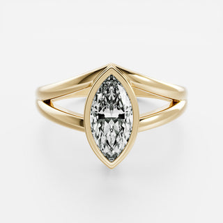 Oval Three Stone Lab Grown Diamond Engagement Ring
