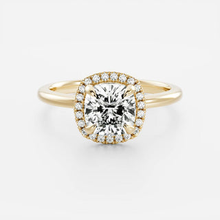Oval Three Stone Lab Grown Diamond Engagement Ring