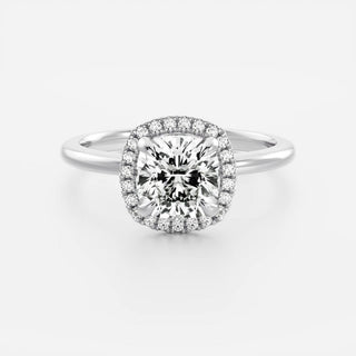 Oval Three Stone Lab Grown Diamond Engagement Ring