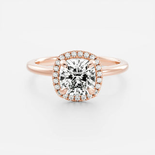 Oval Three Stone Lab Grown Diamond Engagement Ring