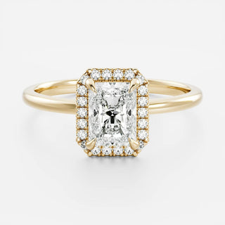 Oval Three Stone Lab Grown Diamond Engagement Ring