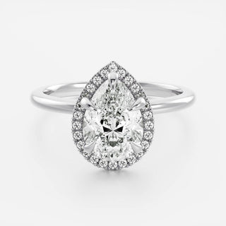 Oval Three Stone Lab Grown Diamond Engagement Ring