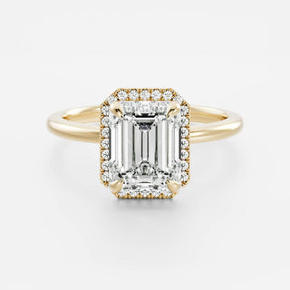 Oval Three Stone Lab Grown Diamond Engagement Ring