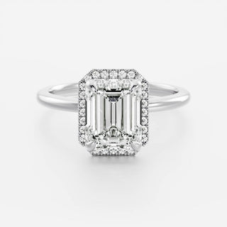 Oval Three Stone Lab Grown Diamond Engagement Ring