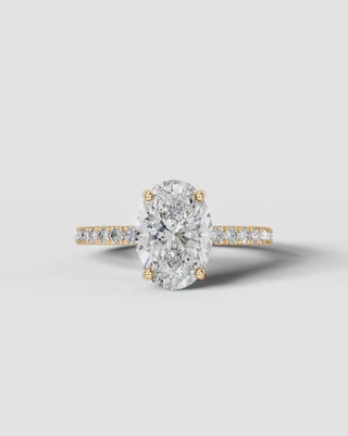 Marquise Solitaire With Tulip Prongs Lab Grown Diamond Engagement Ring