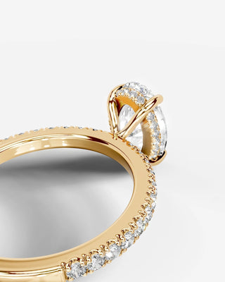 Marquise Solitaire With Tulip Prongs Lab Grown Diamond Engagement Ring