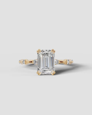Marquise Solitaire With Tulip Prongs Lab Grown Diamond Engagement Ring