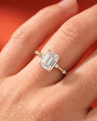 Marquise Solitaire With Tulip Prongs Lab Grown Diamond Engagement Ring