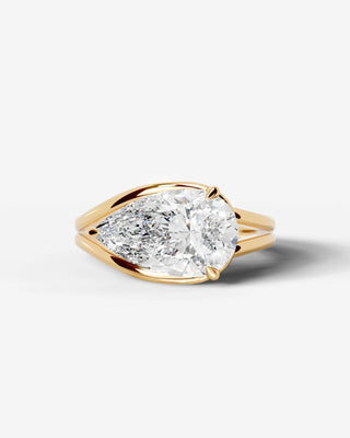 Marquise Solitaire With Tulip Prongs Lab Grown Diamond Engagement Ring
