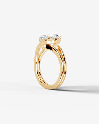 Marquise Solitaire With Tulip Prongs Lab Grown Diamond Engagement Ring