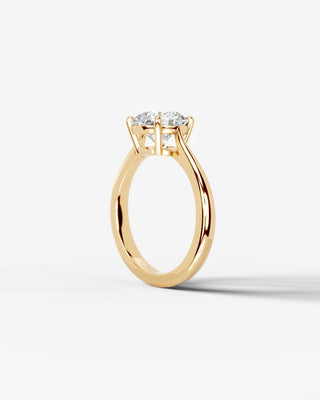 Marquise Solitaire With Tulip Prongs Lab Grown Diamond Engagement Ring