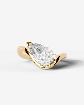 Marquise Solitaire With Tulip Prongs Lab Grown Diamond Engagement Ring