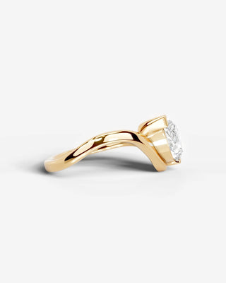 Marquise Solitaire With Tulip Prongs Lab Grown Diamond Engagement Ring