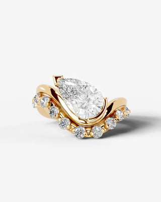 Marquise Solitaire With Tulip Prongs Lab Grown Diamond Engagement Ring