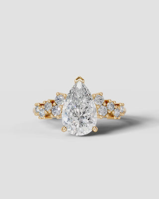 Marquise Solitaire With Tulip Prongs Lab Grown Diamond Engagement Ring
