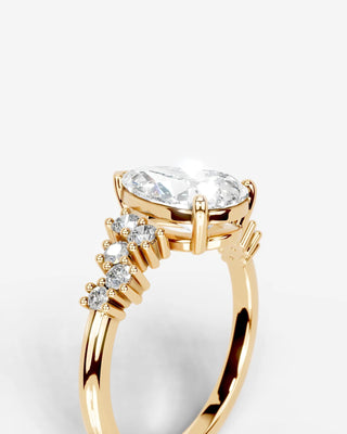 Marquise Solitaire With Tulip Prongs Lab Grown Diamond Engagement Ring