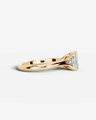 Marquise Solitaire With Tulip Prongs Lab Grown Diamond Engagement Ring