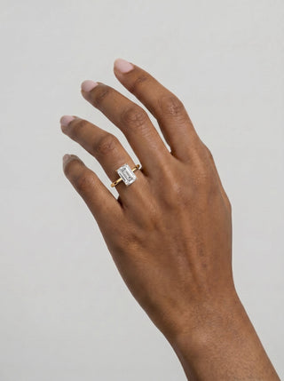 Marquise Solitaire With Tulip Prongs Lab Grown Diamond Engagement Ring