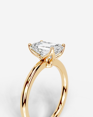 Marquise Solitaire With Tulip Prongs Lab Grown Diamond Engagement Ring