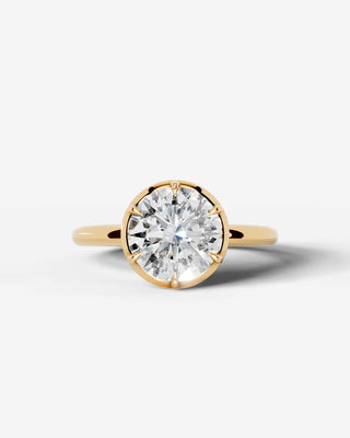 Marquise Solitaire With Tulip Prongs Lab Grown Diamond Engagement Ring