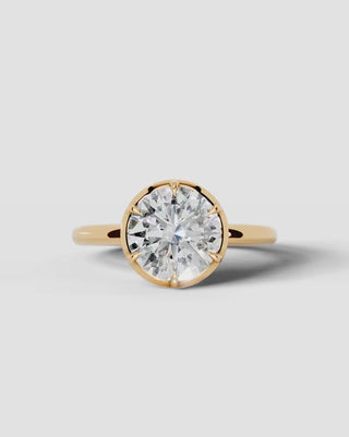 Marquise Solitaire With Tulip Prongs Lab Grown Diamond Engagement Ring