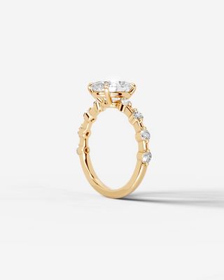 Marquise Solitaire With Tulip Prongs Lab Grown Diamond Engagement Ring