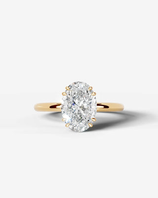 Marquise Solitaire With Tulip Prongs Lab Grown Diamond Engagement Ring